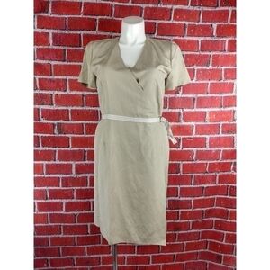 Spencer Jeremy Linen/Silk Wrap dress